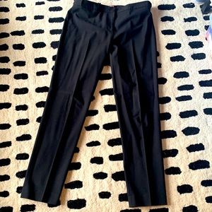 Black dress pants. Pencil fit